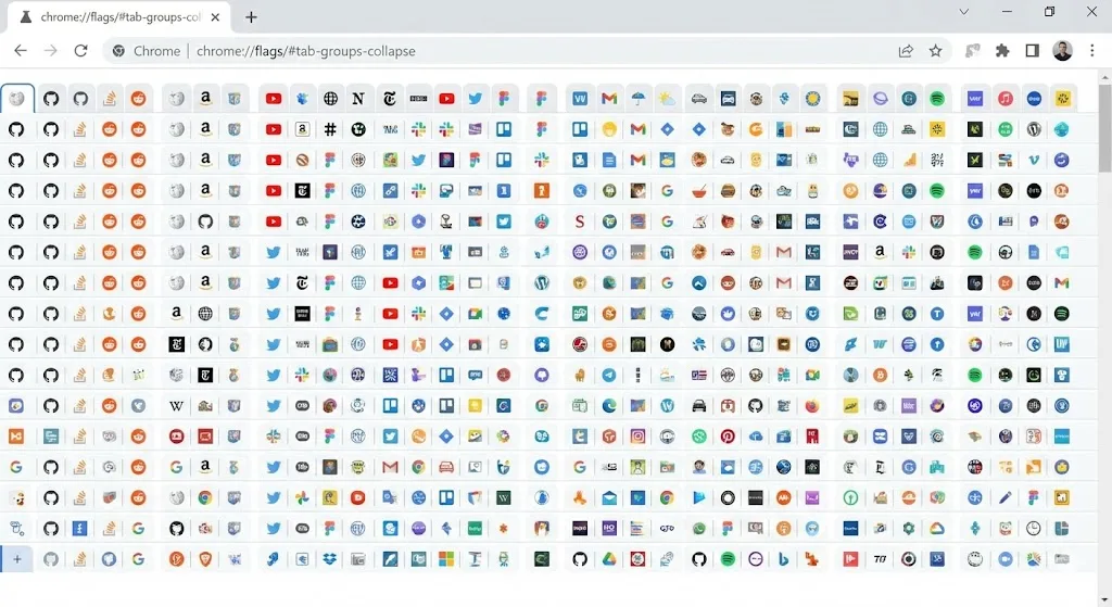 Researcher's browser setup with academic tools
