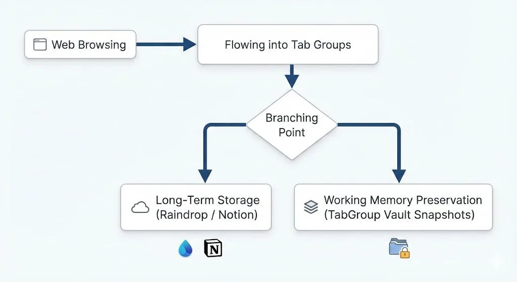 Messy tab bar before organization