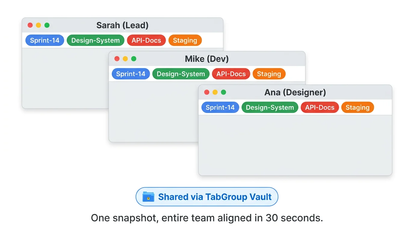 Shared Drive folder with team workspace snapshot templates