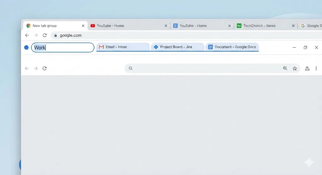 Step 3: Naming and coloring the group